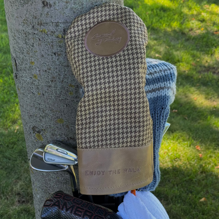 Casual Friday Golf Heritage houndstooth driver headcover