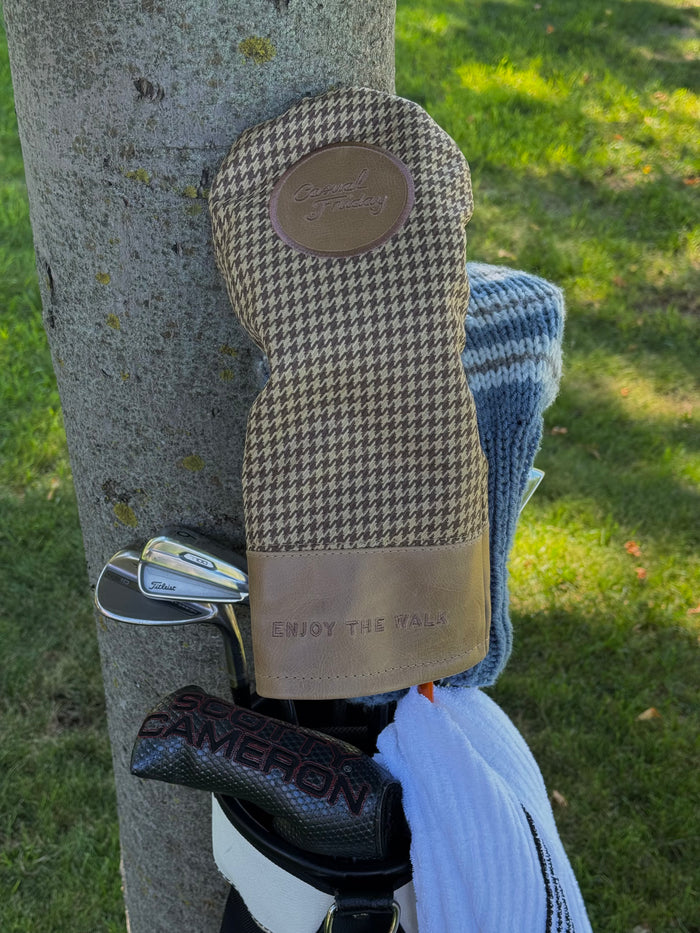 Casual Friday Golf Heritage houndstooth driver headcover